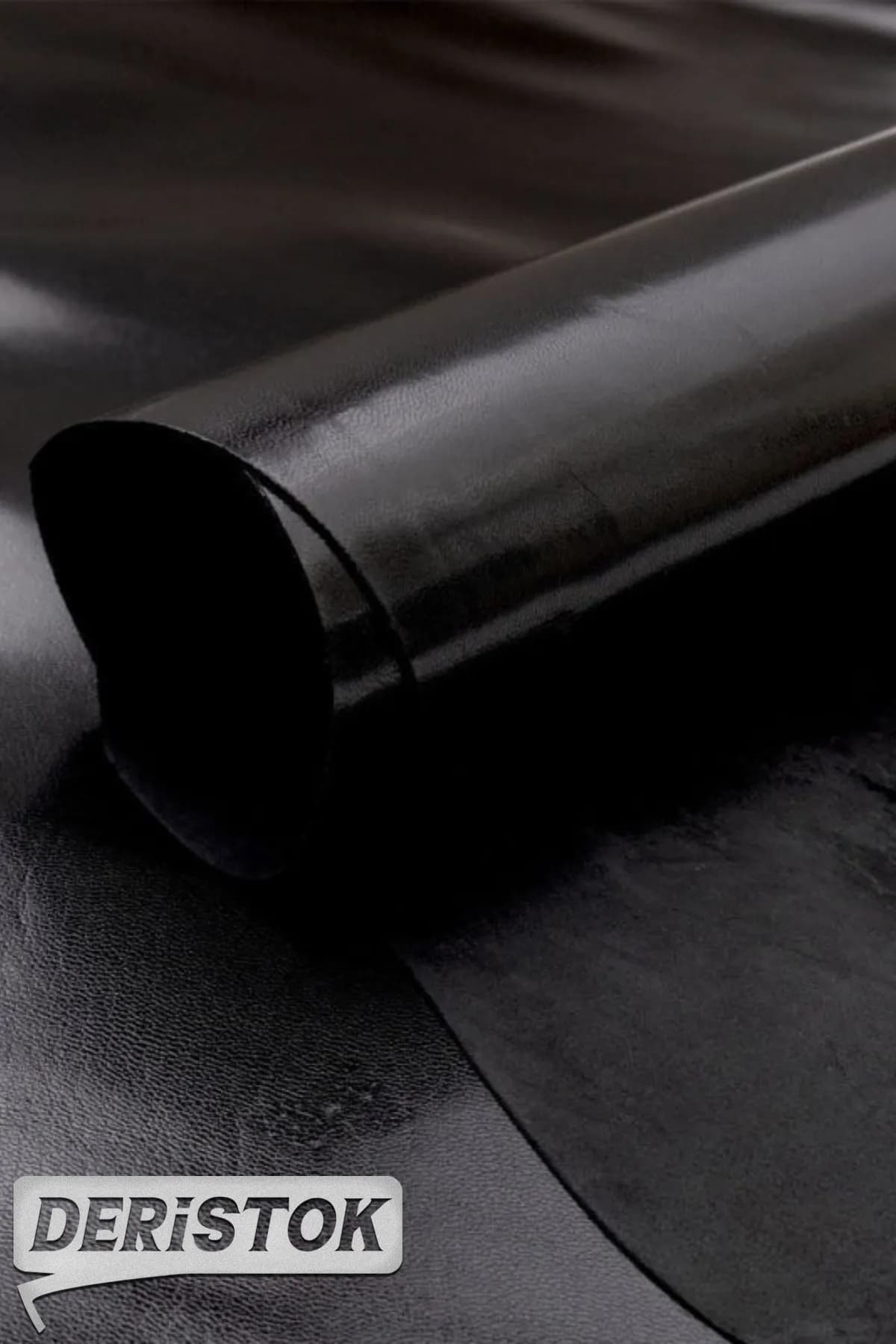 Oğlak Derisi Yüzlük (Glase) Parlak Siyah