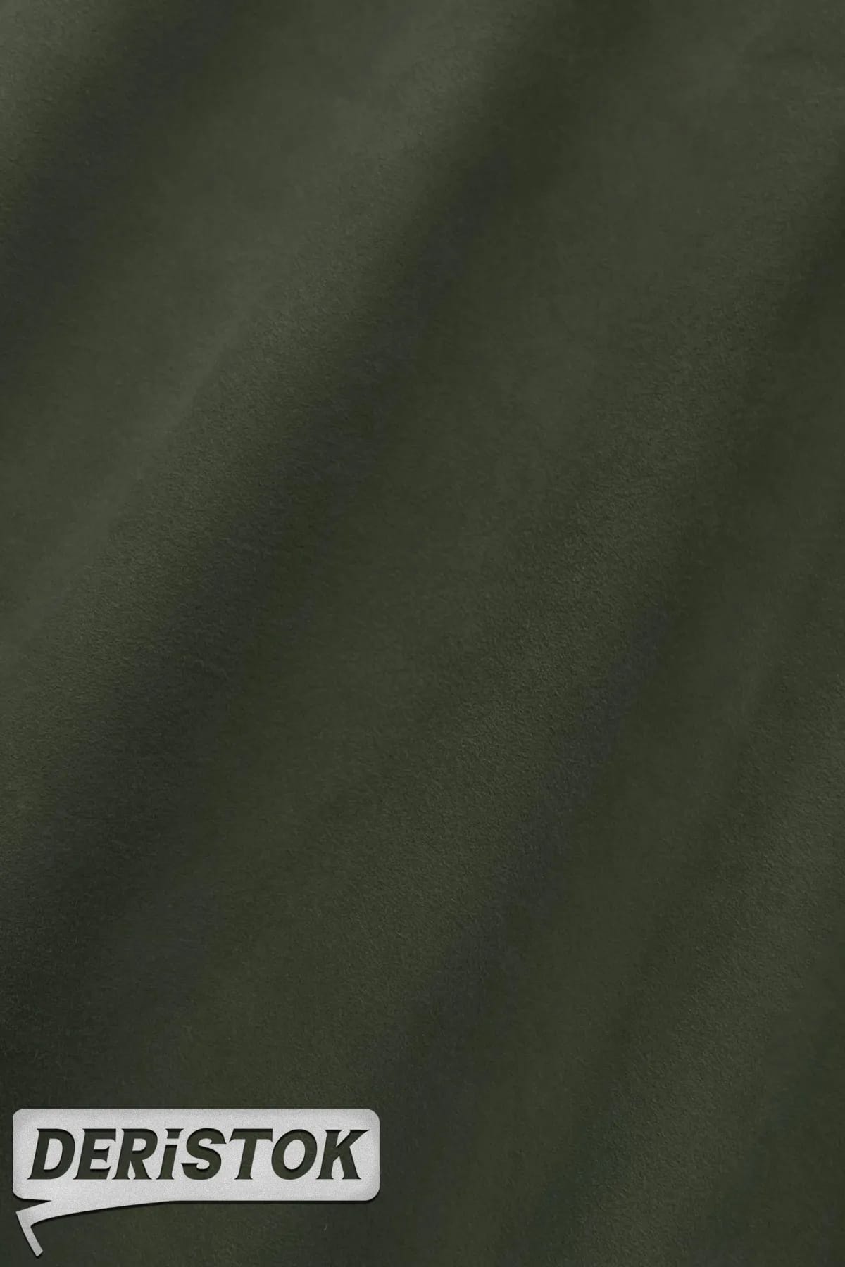 Oğlak Süet Deri Koyu Yeşil - 1