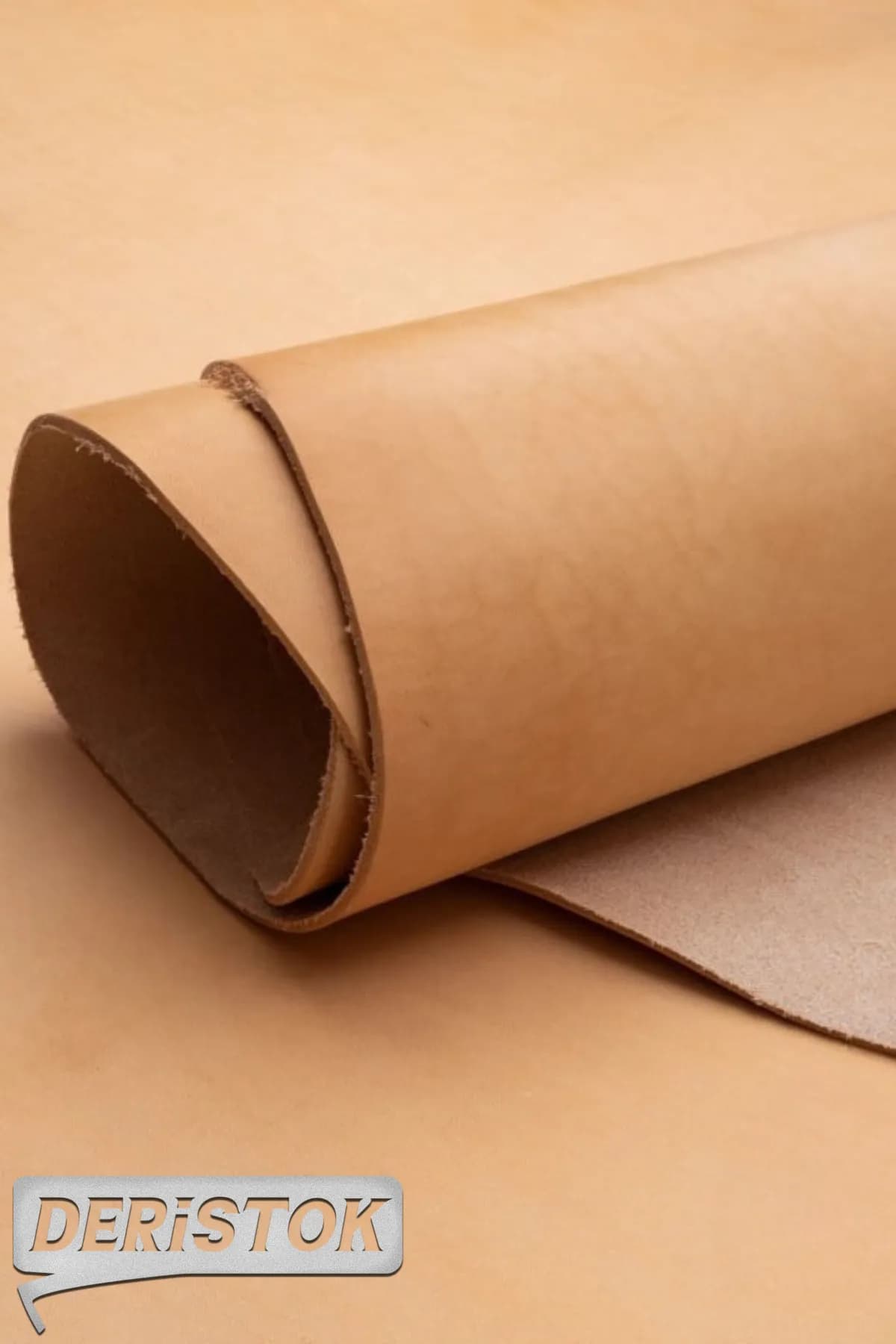 Koşumluk Vejetal Deri Bej