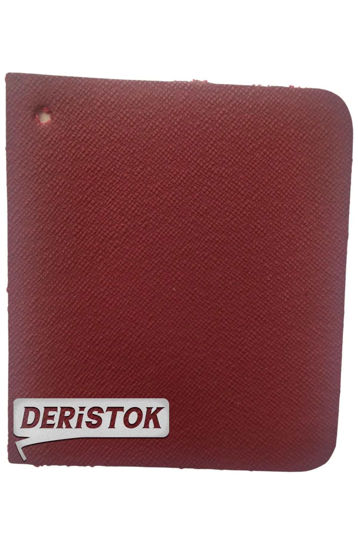 Çantalık Çuval Desenli Deri Bordo