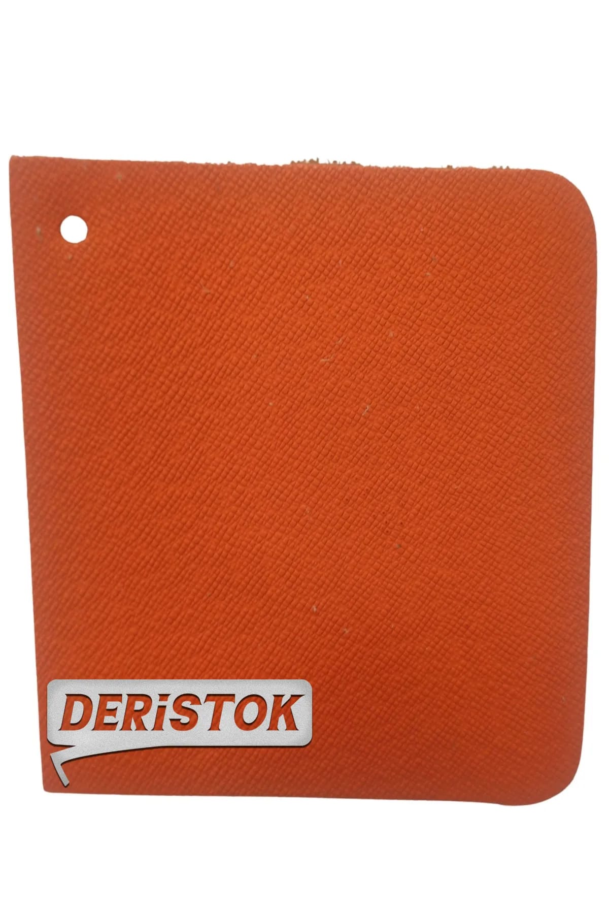 Çantalık Çuval Desenli Deri Turuncu - 1