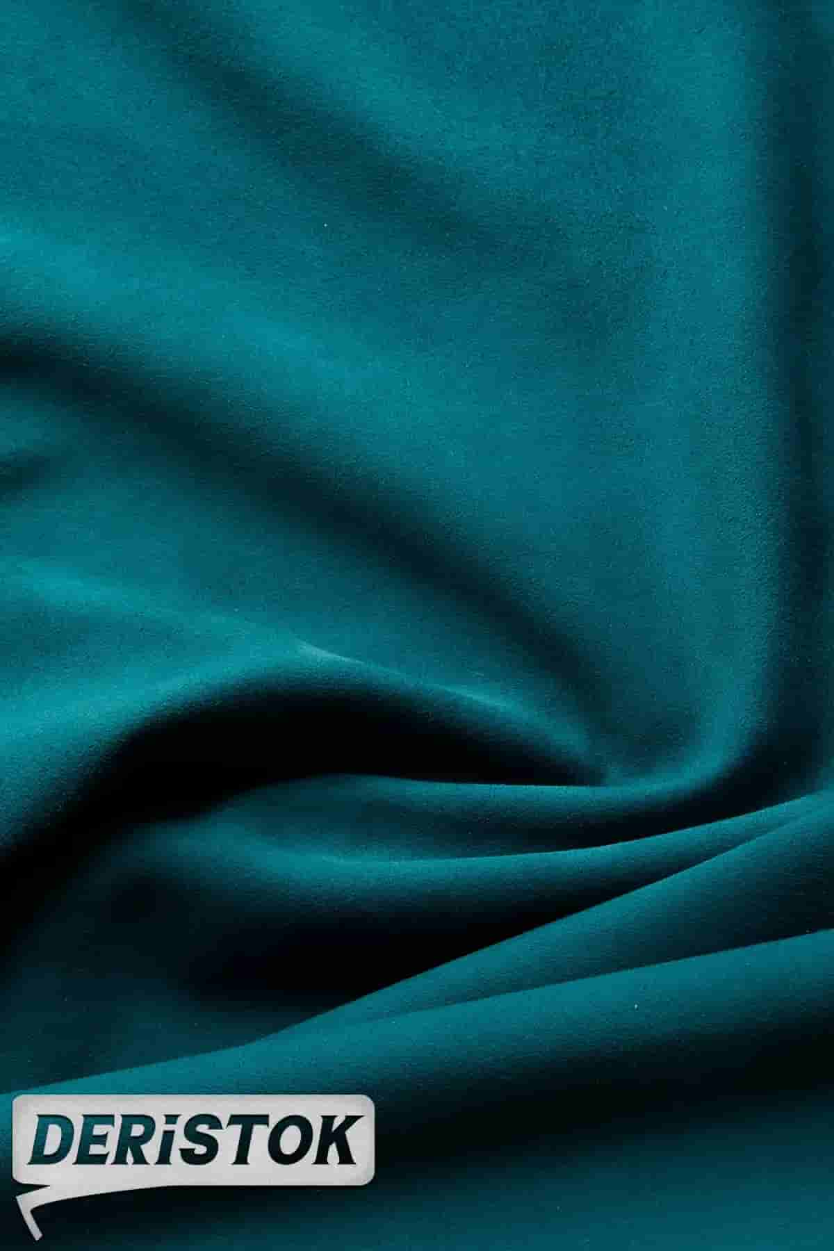 Oğlak Süet Deri Petrol Mavisi