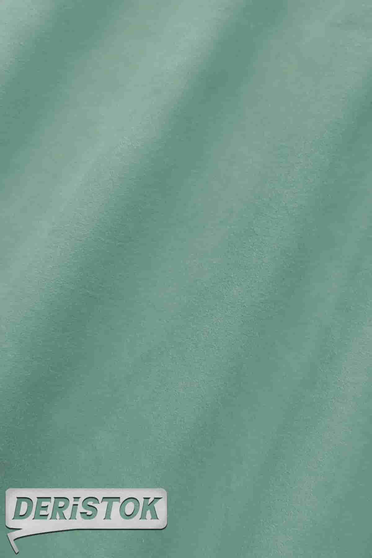 Oğlak Süet Deri Yosun Yeşili