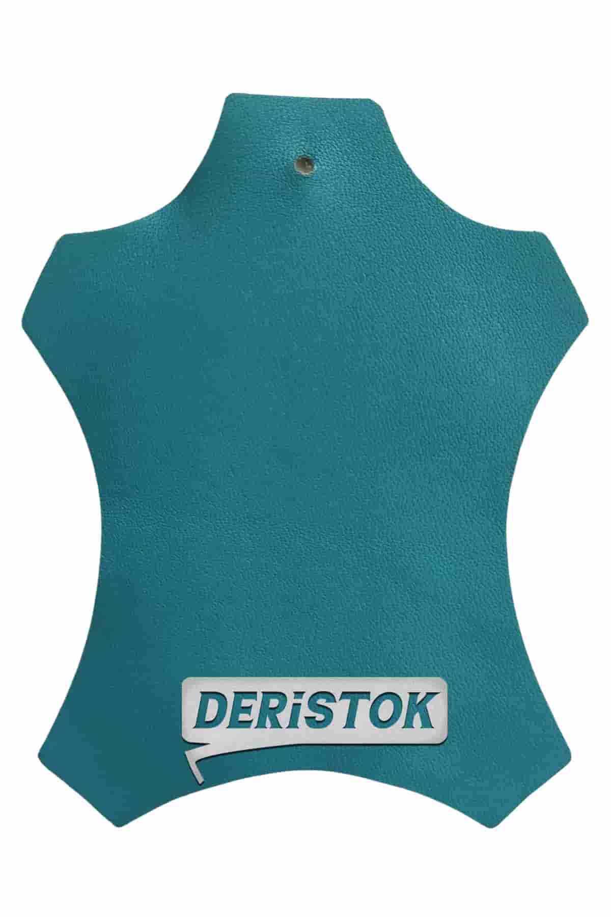 Astarlık Kuzu Derisi Koyu Turkuaz