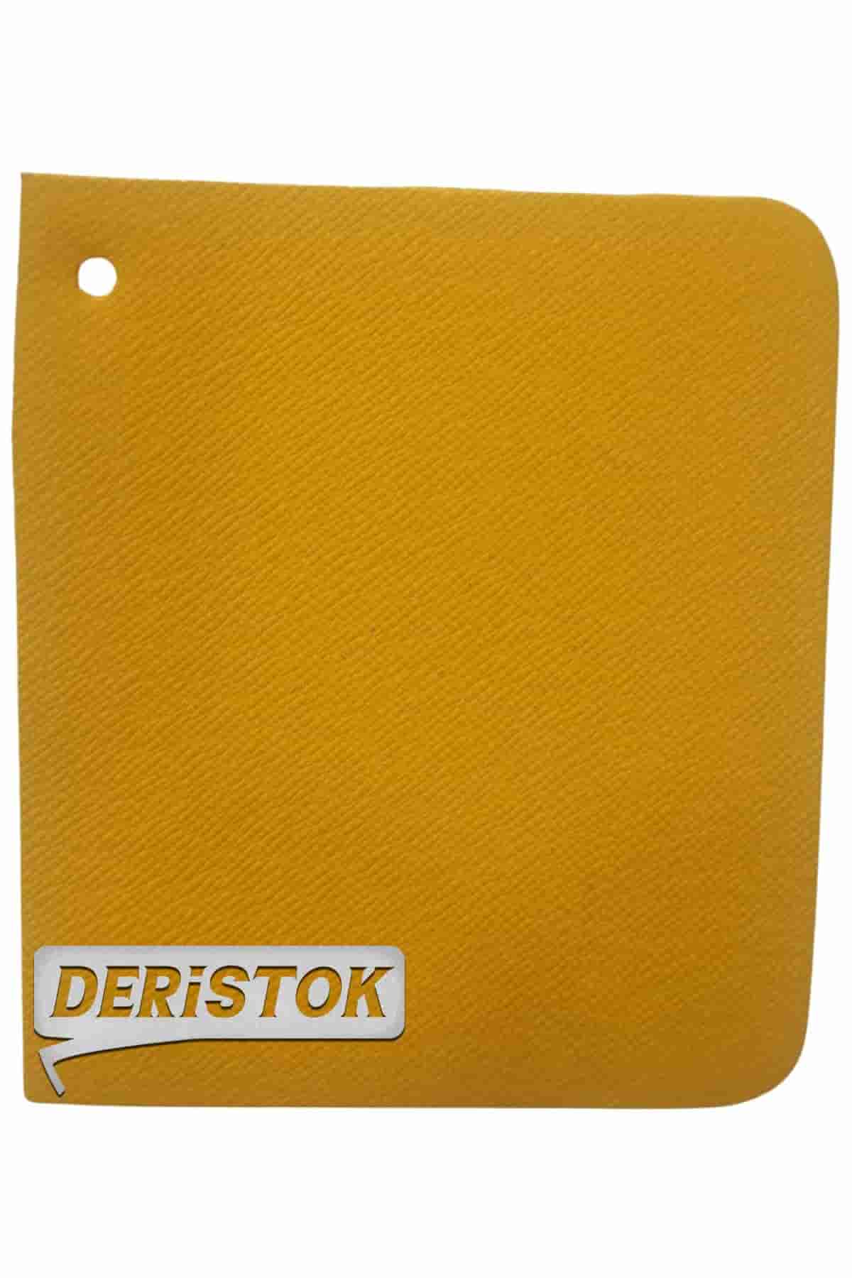 Çantalık Çuval Desenli Deri Sarı